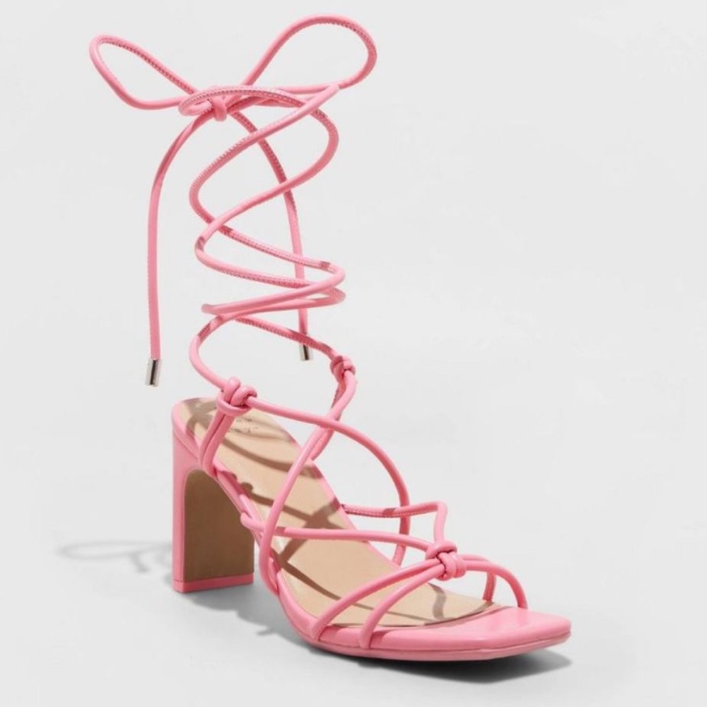 Target A New Day Pink Bria Strappy Heels!